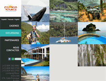 Tablet Screenshot of flora-tours.net